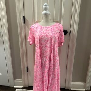 Lilly Pulitzer Cody TShirt Dress Pink Shandy Invest A Gator